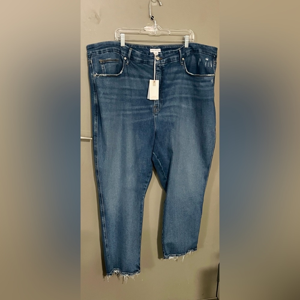 NWT Good American Good Curve Straight Jeans Women’s Size 28